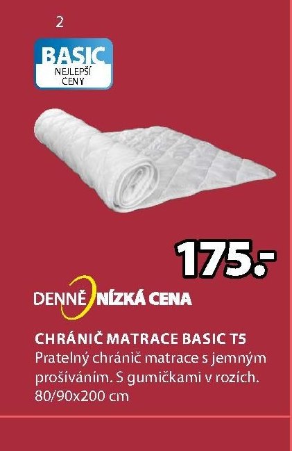 CHRÁNIČ MATRACE BASIC T5