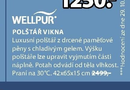 Wellpur Polštář Vikna