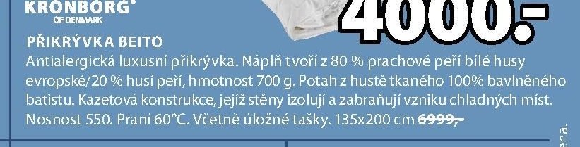 Kronborg Přikrývka Beito
