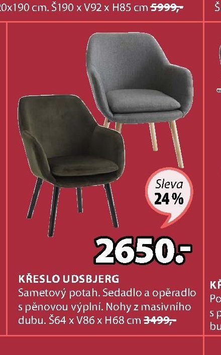 Křeslo Udsbjerg