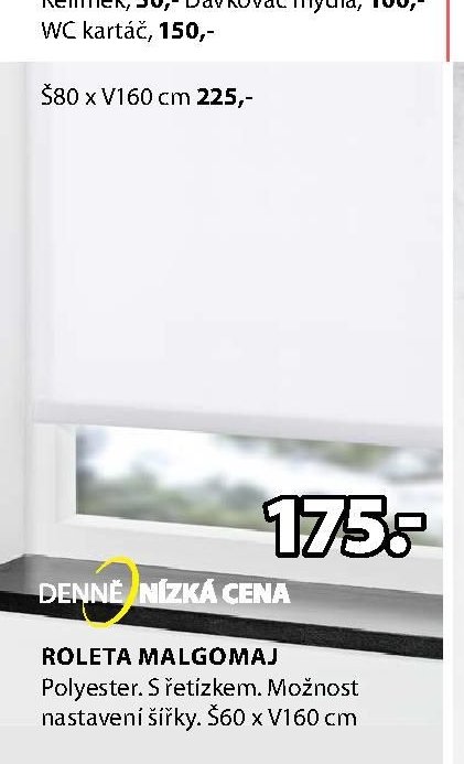 ROLETA MALGOMAJ Š60 x V160 cm