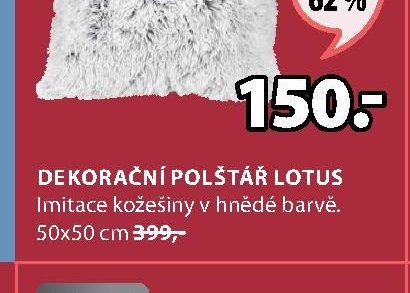 Dekorační polštář LOTUS