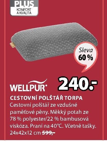 Cestovní polštář TORPA