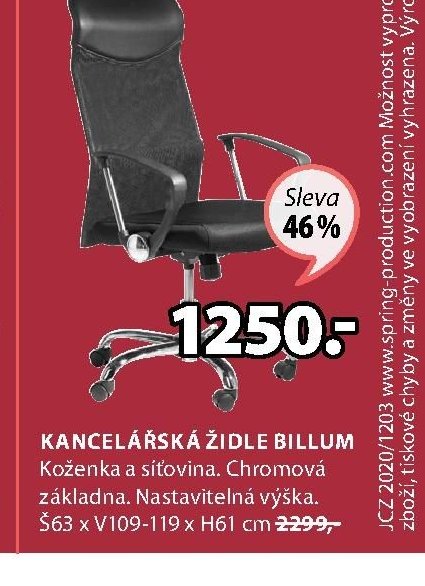 Kancelářská židle BILLUM