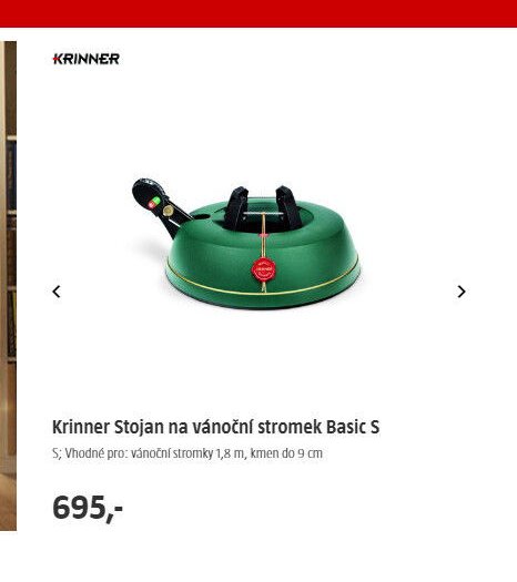 Krinner Stojan na vánoční stromek Basic S