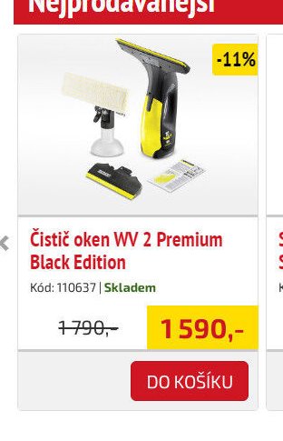 Čistič oken WV 2 Premium Black Edition