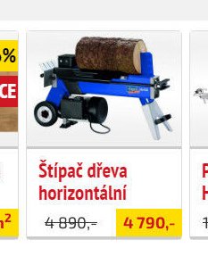 Štípač dřeva horizontální