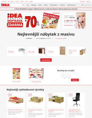 akční leták IDEA nábytek 26.12.2020-1.1.2021