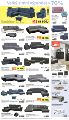 akční leták Sconto nábytek 28.12.2020-21.1.2021