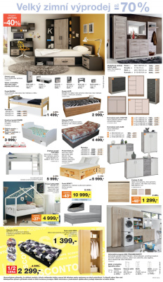 akční leták Sconto nábytek 28.12.2020-21.1.2021
