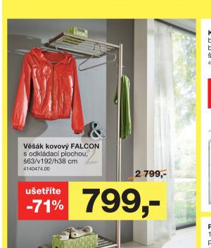 Věšák kovový FALCON