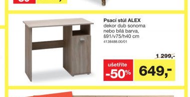 Psací stůl ALEX