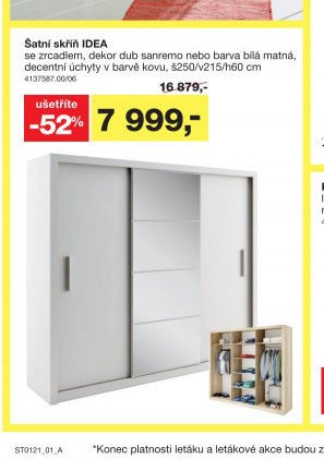 Šatní skříň IDEA