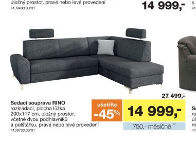 Sedací souprava RINO