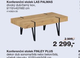 Konferenční stolek LAS PALMAS