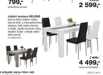 Jídelní sestava HELENE