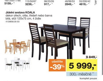 Jídelní sestava KOALA