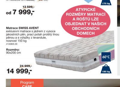 Matrace SWISS AVENT