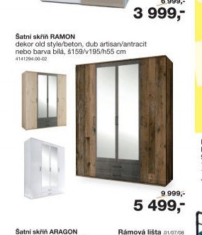 Šatní skříň RAMON