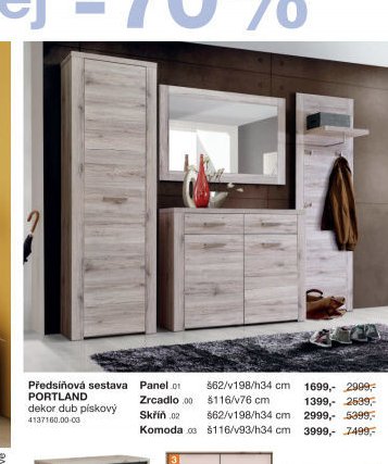 Předsíňová sestava PORTLAND