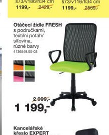 Otáčecí židle FRESH