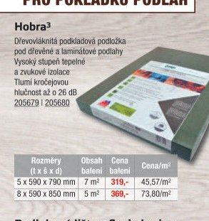 Hobra3 podlahová podložka