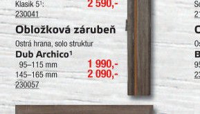 Obložková zárubeň Dub Archico