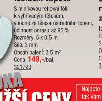 Izolační tapeta