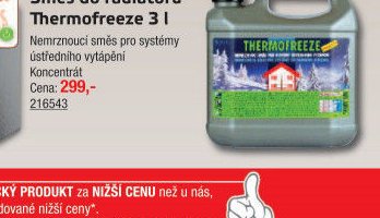Směs do radiátorů Thermofreeze 3 l