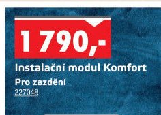 Instalační modul Komfort Pro zazdění