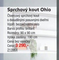 Sprchový kout Ohio