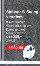 Shower & Swing s rádiem