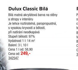 Dulux Classic Bílá