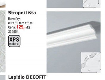 Stropní lišta