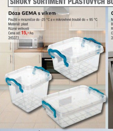 Dóza GEMA s víkem