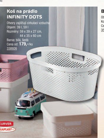 Koš na prádlo INFINITY DOTS