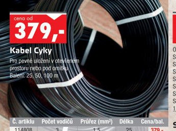 Kabel Cylky