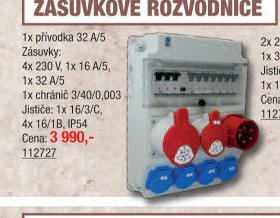 Zásuvková rozvodnice 112727