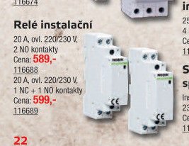 Relé instalační 116688/116689