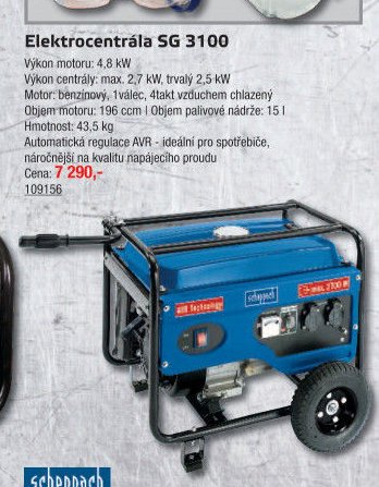 Elektrocentrála SG 3100