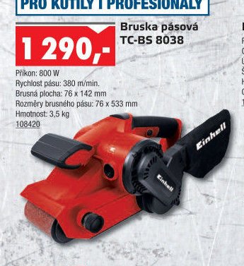 Bruska pásová TC-BS 8038