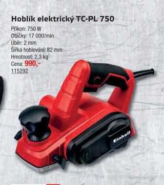Hoblík elektrický TC-PL 750