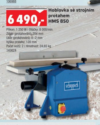 Hoblovka se strojním protahem HMS 850
