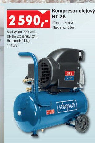 Kompresor olejový HC 26