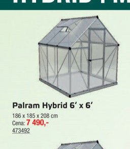 Palram Hybrid 6' x 6'