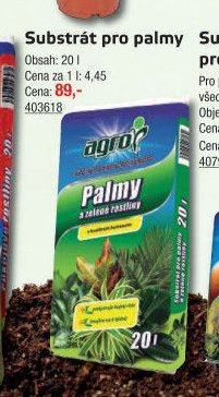 Substrát pro palmy