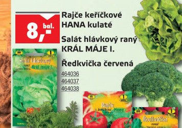 Rajče keříčkové HANA kulaté