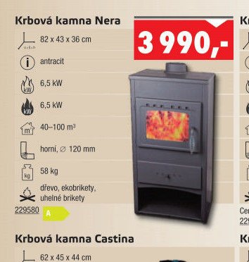 Krbová kamna Nera