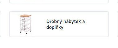 Drobný nábytek a doplňky