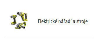 Elektrické nářadí a stroje